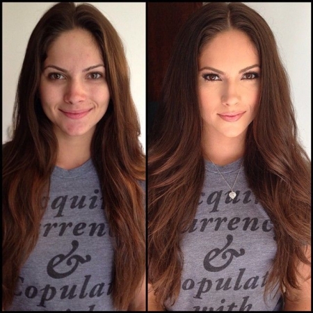 Порно-актрисы до макияжа и после (фото)