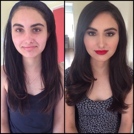 Порно-актрисы до макияжа и после (фото)