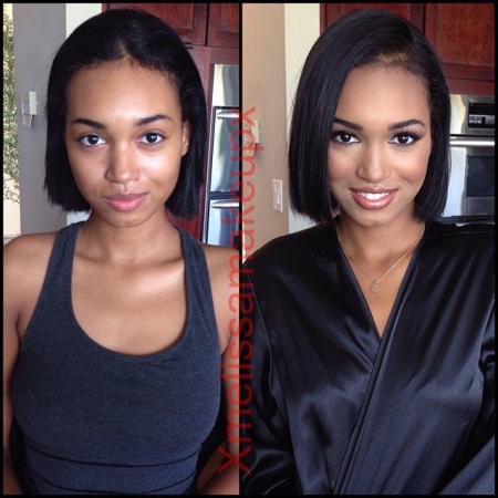 Порно-актрисы до макияжа и после (фото)