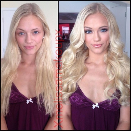 Порно-актрисы до макияжа и после (фото)